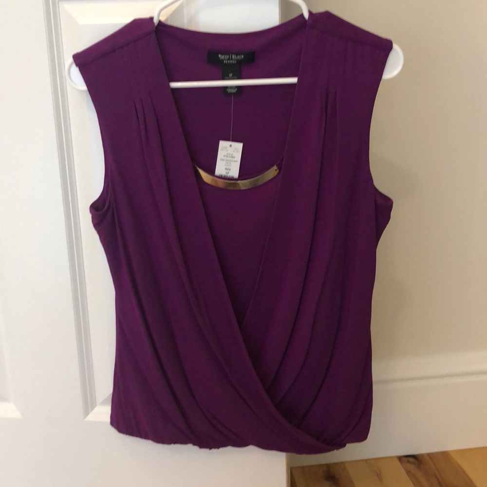 NWT White House black market wrap top
